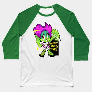 Made Fresh Daily (Zombie Waitress) Baseball T-Shirt